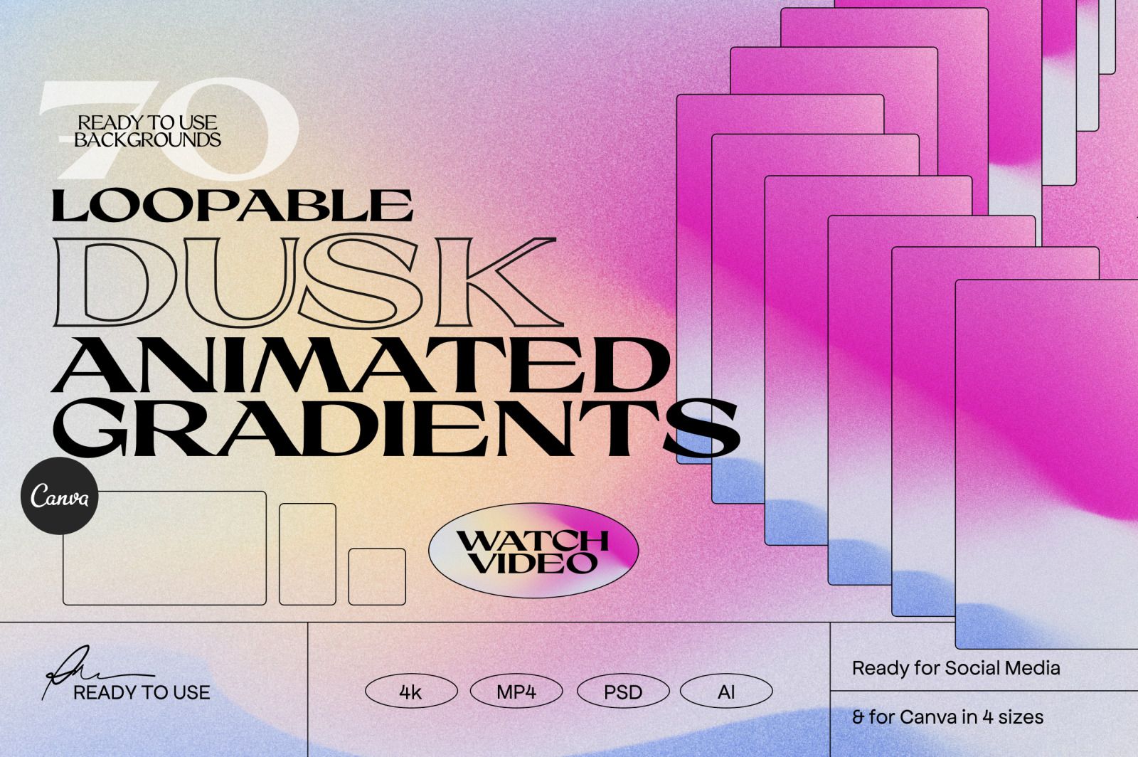 Dusk Animated Gradients Cover Image